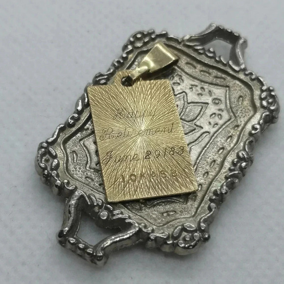 10k yellow gold goat  pendant - Picture 2 of 2